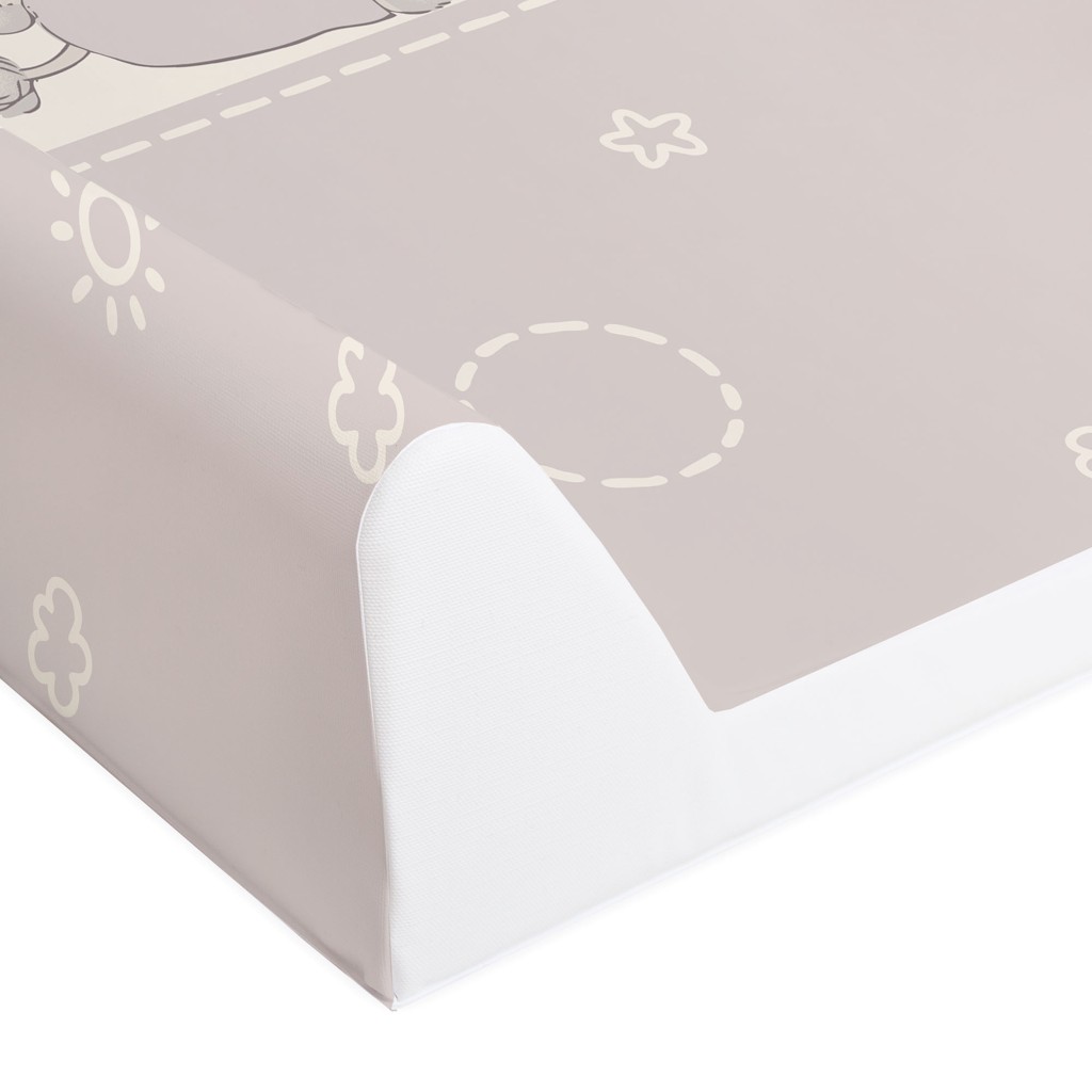 CEBA Podložka přebalovací 2-hranná s pevnou deskou (50x70) Comfort Kachničky hnědá